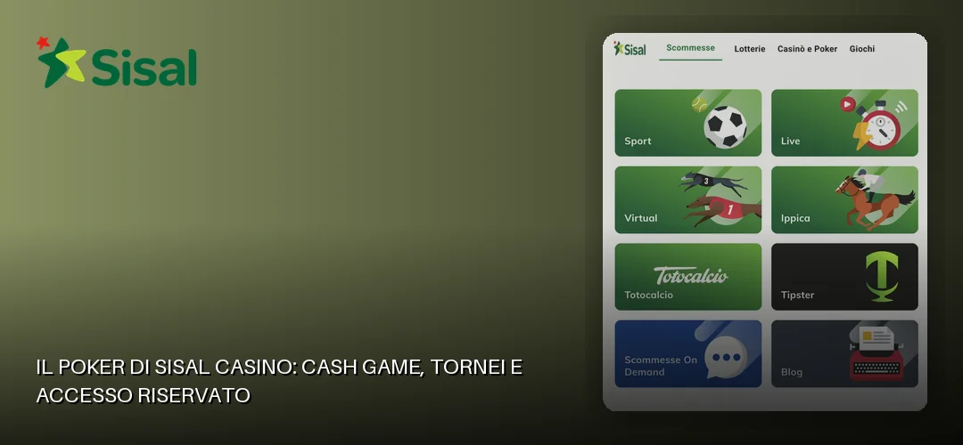 Sisal Casino promotional banner